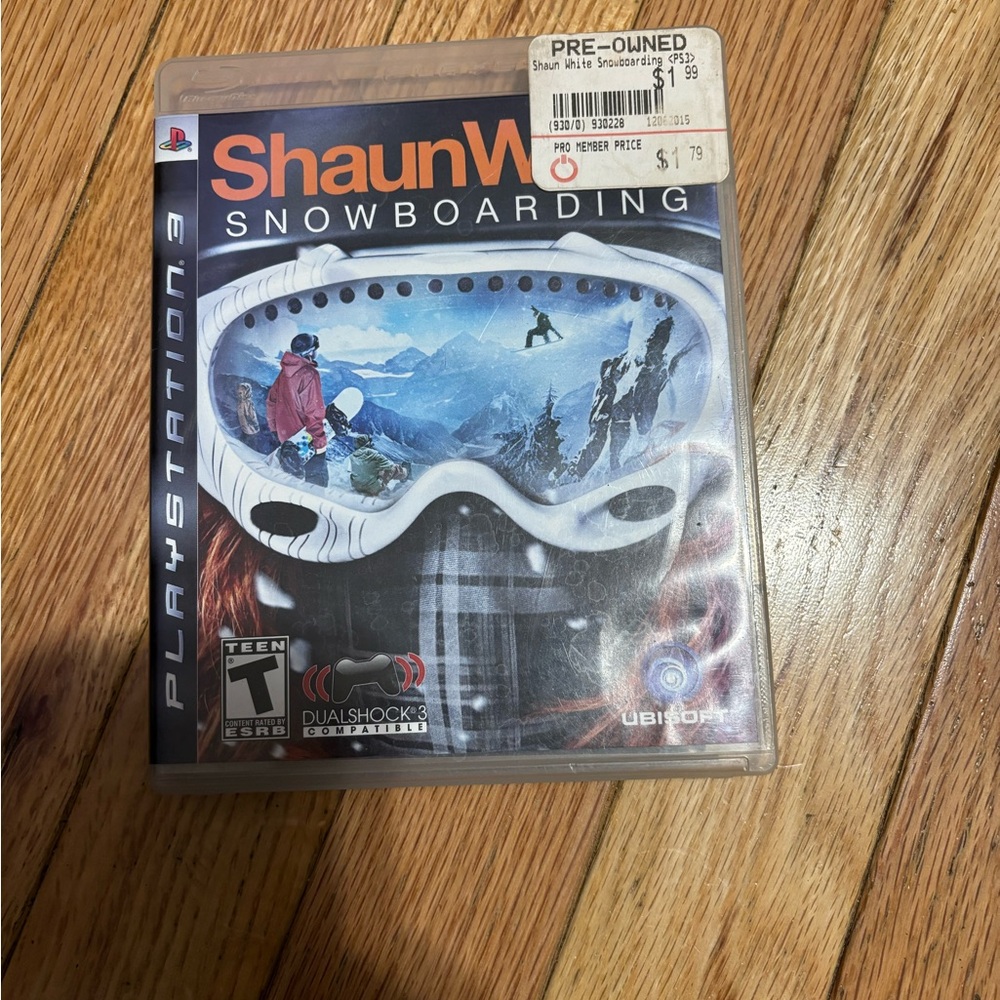 PS3 Shaun White Snowboarding Cib